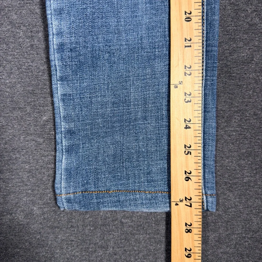Levi's 312 Shaping Slim Jeans Women 26 Blue Denim Mid Rise Stretch Casual Mom - Picture 7 of 9